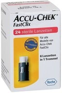 Roche Lanzetten Accu-Chek FastClix, Spar-Set, Softmotion Technologie, 24 tlg.,