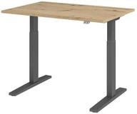 HAMMERBACHER Schreibtisch Upper Desk, elektrisch h&ouml;henverstellbar bis 120 cm,