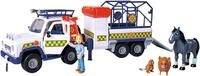 SIMBA Spielwelt Feuerwehrmann Sam, Tierrettung mit Anh&auml;nger