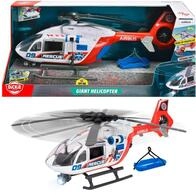 Dickie Toys Spielzeug-Auto Spielfahrzeug Helikopter Police Giant Helicopter Notarzt