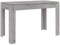 vidaXL Esstisch, Esszimmertisch Grau Sonoma 120x60x76 cm Holzwerkstoff