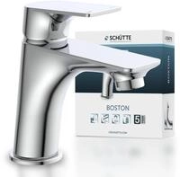 Sch&uuml;tte Waschtischarmatur BOSTON wassersparende Eco-Click-Funktion, inkl. Pop-Up