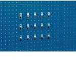 Bott Arbeitsplatte BOTT 14031427 Werkzeughaltersortiment 15-tlg. verzinkt...