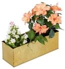 relaxdays Blumenkasten f&uuml;r inne, gelb