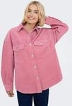 Hemdbluse ONLY "ONLTIGGY L/S CORD SHACKET PNT", Damen, Gr. XS, rosa (heather rose),