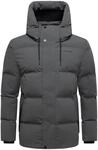 Steppjacke STONE HARBOUR "Steppjacke Taviaan XX", Herren, Gr. S, grau (anthrazit),