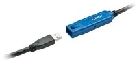Lindy LINDY USB-Kabel USB-A Buchse, USB-A Stecker 15.00 m Schwarz Aktiv mi...