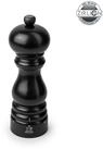 PEUGEOT Salzm&uuml;hle PARIS 18cm Satin-Schwarz Lackiert Buchenholz...