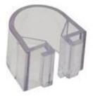 hansgrohe Rohrschelle hansgrohe Schelle d= 22mm, 1 St&uuml;ck, transparent