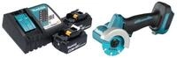Makita Winkelschleifer DMC 300 RT 18 V 76 mm Brushless + 2x Akku 5,0 Ah + Ladeger&auml;t
