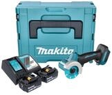 Makita Winkelschleifer DMC 300 RFJ 18 V 76 mm + 2x Akku 3,0 Ah + Ladeger&auml;t + Makpac