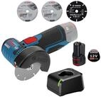 BOSCH Akku-Winkelschleifer Bosch Akku-Winkelschleifer GWS 12V-76 &Oslash; 76 mm/ 1x...