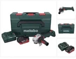 metabo Akku-Winkelschleifer WB 18 LT BL 11-125 Quick 18 V 125 mm Brushless + 1x...