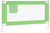 vidaXL Bettschutzgitter, Kleinkind-Bettschutzgitter Gr&uuml;n 140x25 cm Stoff