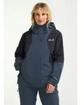 Jack Wolfskin Skijacke FLOWLINE 2L INS JKT W mit TEXAPORE 2L, abnehmbare Kapuze,