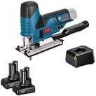 BOSCH Akku-Stichs&auml;ge Bosch Akku-Stichs&auml;ge GST 12V-70 / 2x 4,0 Ah Akku +...