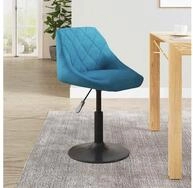 vidaXL Esszimmerstuhl, Esszimmerstuhl Blau Samt