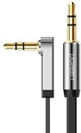 UGREEN Flachwinkelkabel AUX Audiokabel 3,5 mm Miniklinke 0,5 m schwarz...
