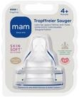 MAM Flaschensauger SkinSoft Weithals Trinksauger aus weichem Silikon