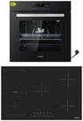 KB Elements Induktions Herd-Set KBE Einbaubackofen 60 cm mit 5-Zonen