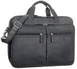 STILORD Laptoptasche "Gigantus" XXL Aktentasche Leder Laptoptasche 17 - 19 Zoll