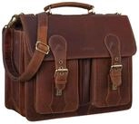 STILORD Aktentasche "Kronos" Aktentasche Herren Lehrertasche Echtleder Gro&szlig;