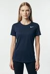 T-Shirt NIKE "W NK DF RLGD SS TEE", Damen, Gr. XXL, wei&szlig; (midnight navy, wei&szlig;),