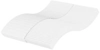 Boxspringmatratze Schaumstoffmatratze Wei&szlig; 120x200 cm H&auml;rtegrad H2 H3,...
