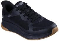 Slip-On Sneaker SKECHERS "BOBS SQUAD 4", Herren, Gr. 39, schwarz, Synthetik, Textil,