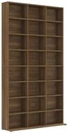 vidaXL Regal 104 x 23 x 1775 cm CD-Regal Braun Eichen-Optik 102x23x177,5 cm Spanpla