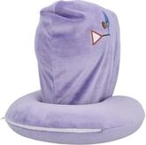 Cartrend Nackenkissen Cartrend Kids Nackenkissen mit Kapuze lila