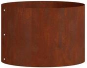 vidaXL Blumentopf Pflanzenring Braun 30 x 30 x 20 cm Wetterfeststahl (1 St)