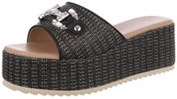 Ital-Design Plateau-Sandalen mit Schmuckdetail f&uuml;r Damen Plateausandaletten