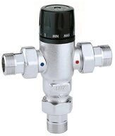 Caleffi R&uuml;ckschlagventil Thermomischer 3/4 Zoll Brauchwassermischer mit