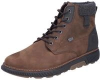 Winterboots RIEKER, Herren, Gr. 40, schwarz (braun, schwarz), Lederimitat,