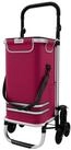 24Move Einkaufstrolley Einkaufstrolley mit 55L, 3in1 Sackkarre und Tasche, klappbar,