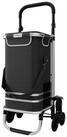 24Move Einkaufstrolley Einkaufstrolley mit 55L, 3in1 Sackkarre und Tasche, klappbar,
