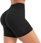 Smilodox Shorts Amaze Scrunch, Blickdichte Radlerhose mit Unsichtbarer...