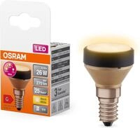 Ledvance LED-Leuchtmittel LED STAR Flat Flat Frosted 26, E27, 1 St., Warmwei&szlig;