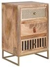 Wohnling Nachttisch WL6.482 Boxspringbett Massivholz 60 cm Nachtkommode Wiener