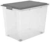 ROTHO Aufbewahrungsbox Compact Aufbewahrungsbox 70l mit Deckel, Kunststoff (PP)
