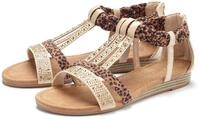 LASCANA Sommerschuh, Sandalette, offener Schuh, Sandale mit aufwendiger Verzierung