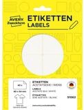 Avery Zweckform Etiketten Namens Etikett 80x54mm wei&szlig; 40 St&uuml;ck Acetatseide