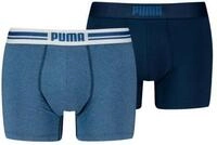 PUMA Boxershorts PUMA MEN EVERYDAY PLACED LOGO BOXERS (2er Pack) mit Logo Webbund