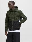 Blouson JACK & JONES "JJERUSH mit Kapuze", Herren, Gr. XXL, schwarz-wei&szlig;...