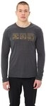VAUDE Langarmshirt MEN'S ROSEMOOR LS T-SHIRT III ohne Kragen, Rundhalsausschnitt, aus