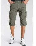 Bruno Banani Bermudas schmale Passform, gerade Beinform, mit Cargotaschen gr&uuml;n 29