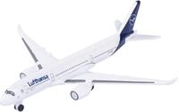 majORETTE Spielzeug-Flugzeug Spielzeugauto Airport Airbus 350 Lufthansa 13 cm
