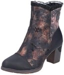 Rieker Stiefelette Trachtenstiefelette, Festtagsstiefelette, Blockabsatz, mit