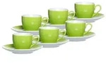 Ritzenhoff & Breker Tasse Doppio Espressotassen und -untertassen 80 ml, 12-tlg.,